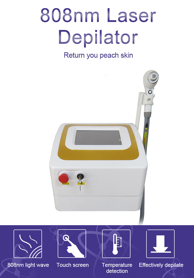 Painless Treatment Professional 808nm Diode Permanent Hair Removal Home Use