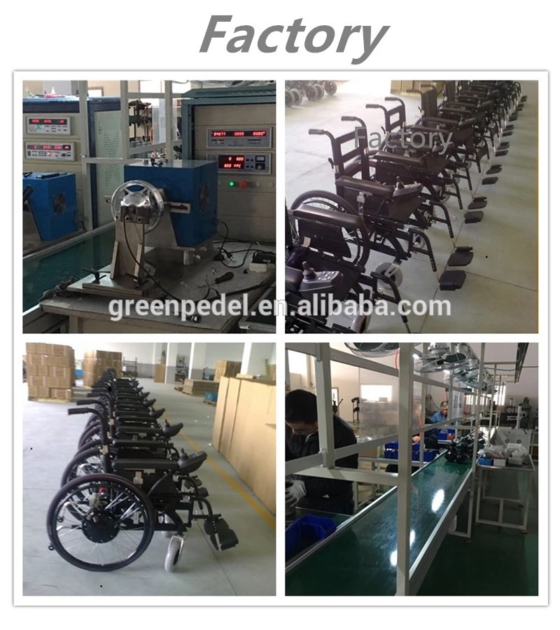 2018 Greenpedel 24V 250W Power Electric Wheelchair for Disabled