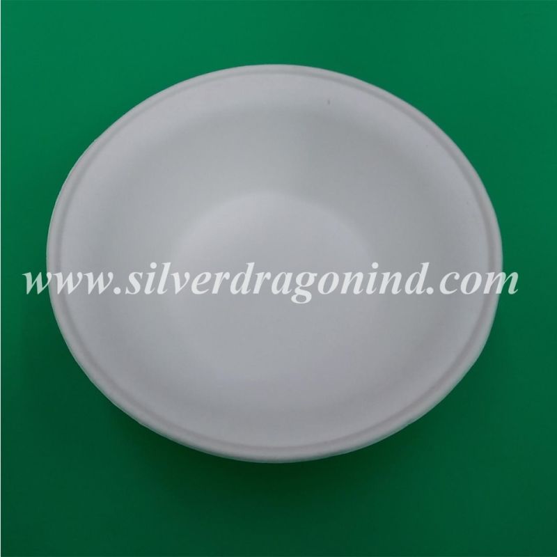 Disposable Sugarcane Pulp Paper Bowl 500ml