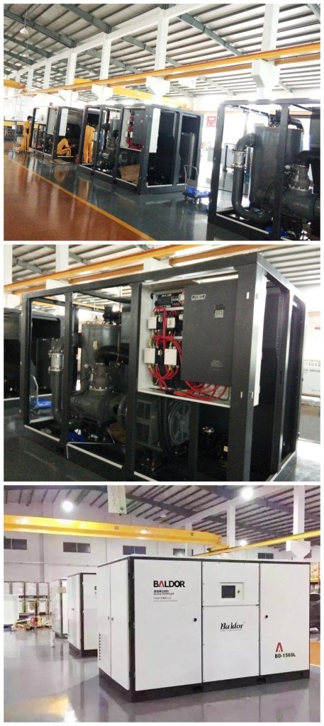 China 20HP/15kw Energy Saving Belt-Drive AC Power Lubricated Screw Air Compressor