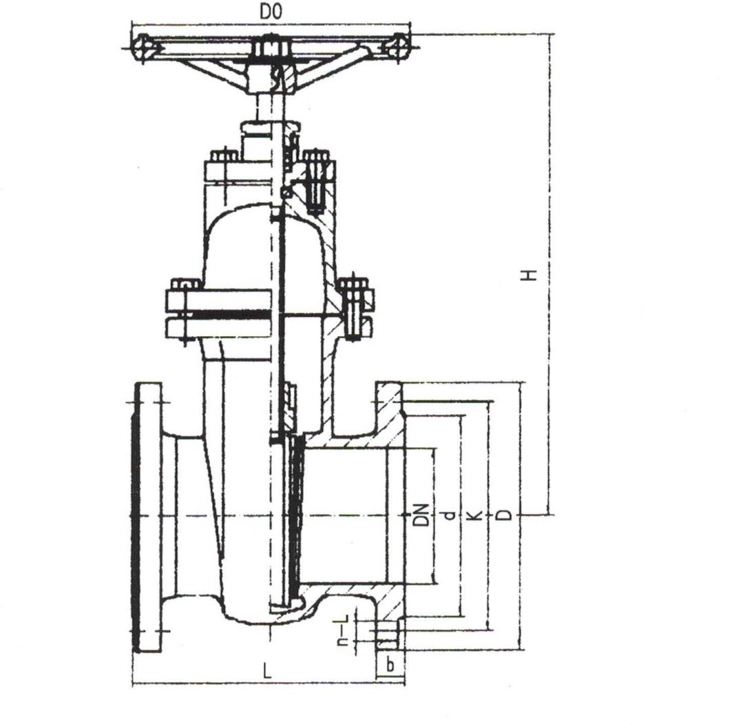 Manual Operated Copper Sealed Sluice Gate Valve for Water