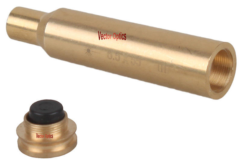 Vector Optics Brass 6.5X55 mm Cartridge Red Laser Bore Sight Sighter Boresighter Tactical Hunting Accessories