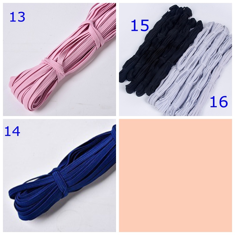 Wholesale High Quality More Colors 6mm Elastic Ribbon for Accessory