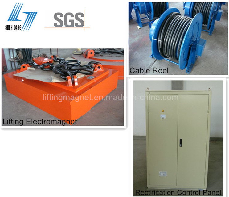 Industrial Rectangular Type Electro Lifting Magnet for Steel Bars