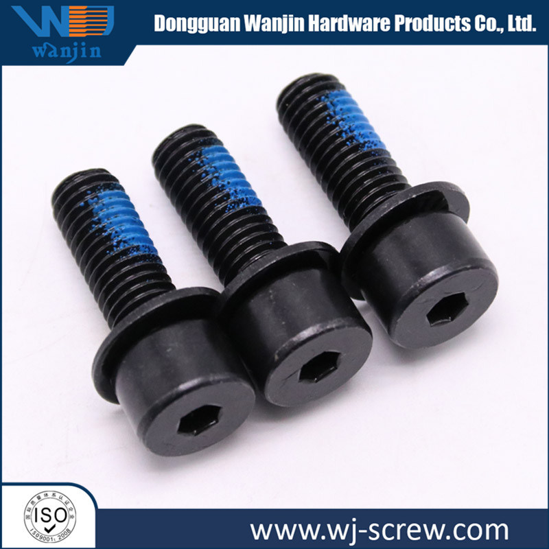 OEM Black Carbon Steel Round Head Hexagonal Hole Screw Bolt