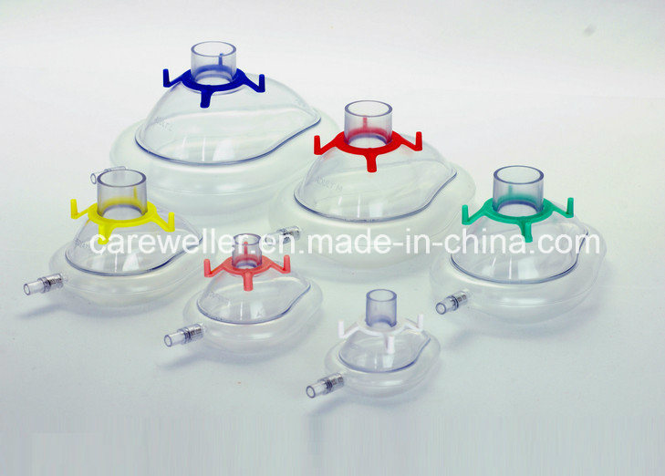 PVC Anesthesia Face Mask with Upright Check Valve