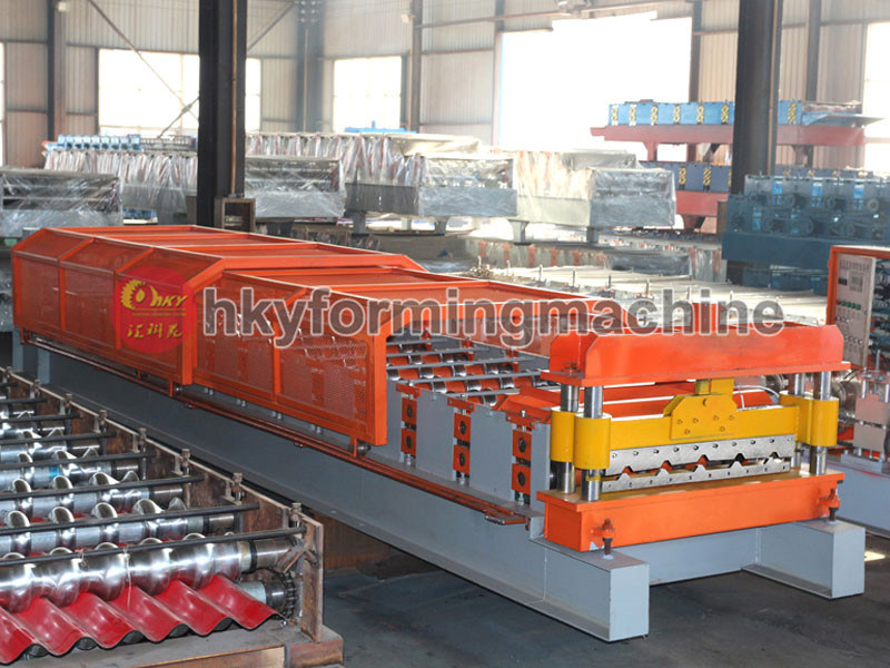 Hot Sale! ! ! Factory Color Steel Glazed Tile Cold Roll Forming Machine