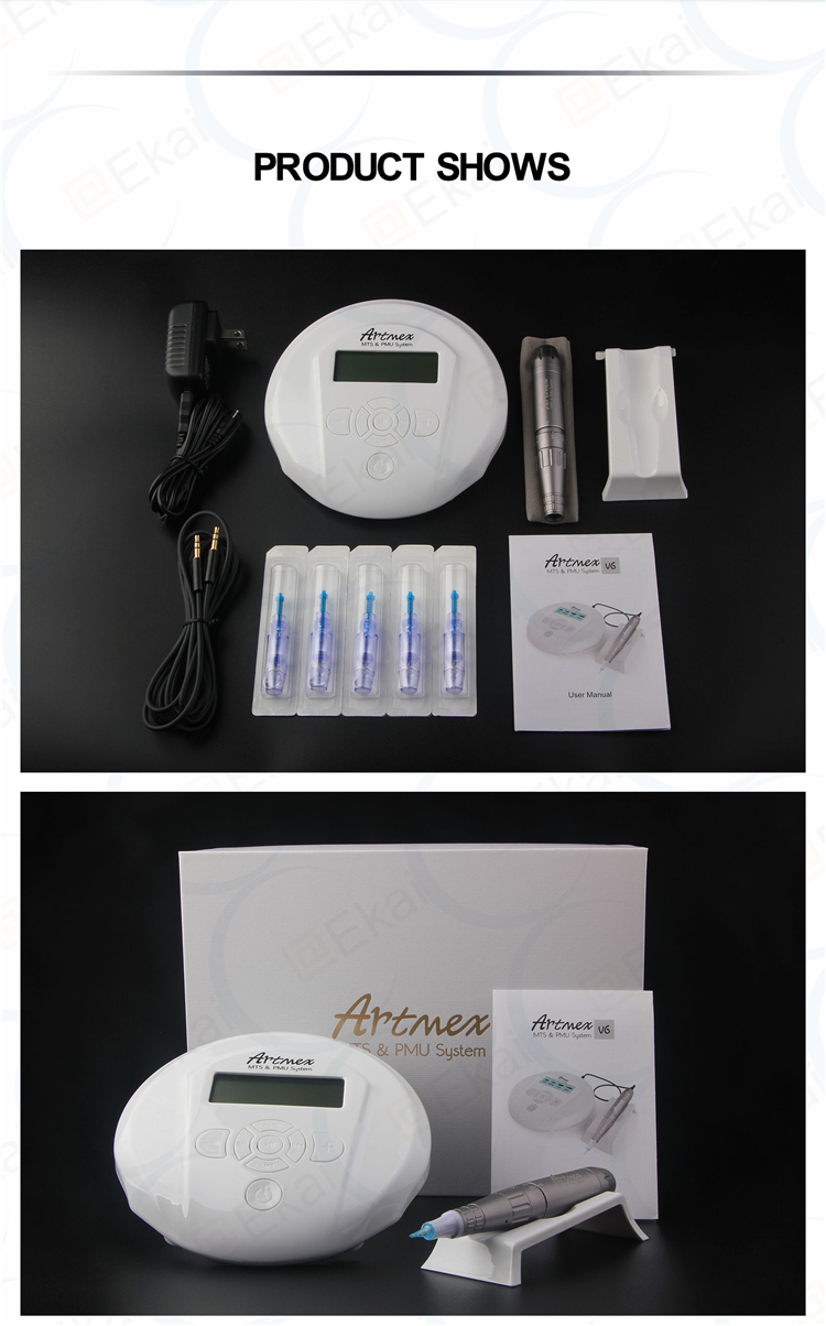 Screen Digital Permanent Makeup with Sliver Pen Artmex V6