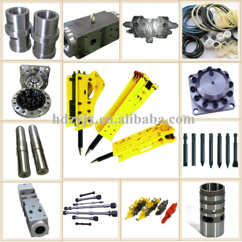 Montabert Hydraulic Breaker Hammer Parts Through Side Bolt Front Cover Thrust Ring Bush