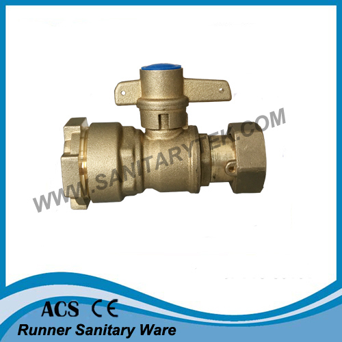 Brass Lockable Water Meter Ball Valve (V18-801)