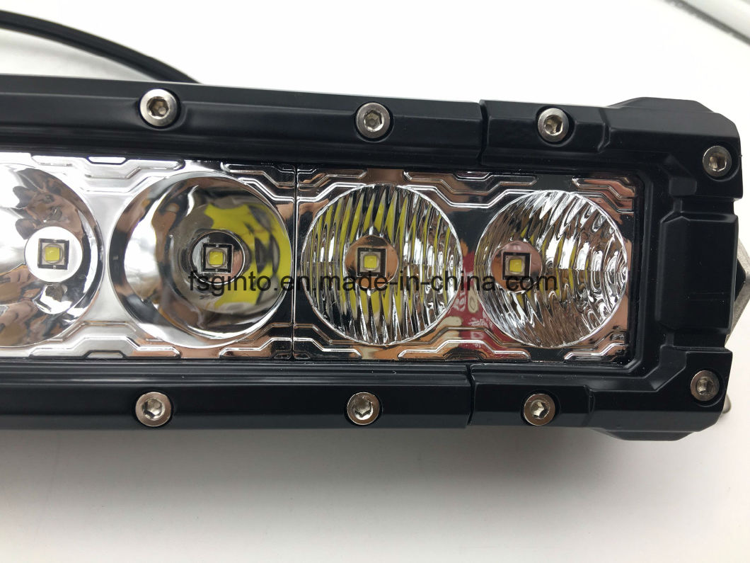 120W 21inch CREE LED Light Bar Single Row Spot Flood Combo for Jeep Offroad Boat UTV 12V (GT3300A-120W)