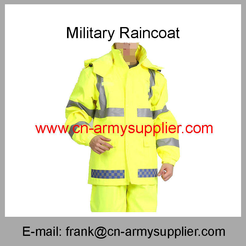 Reflective Raincoat-Security Raincoat-Traffic Raincoat-Police Raincoat-Duty Raincoat-Military Raincoat