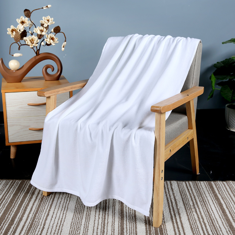 5-Star Luxury Hotel Supplier 100% White Hotel Face Hand Bath Towel