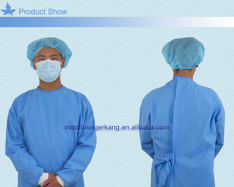 Disposable SMS Surgical Gown (knitting cuff)