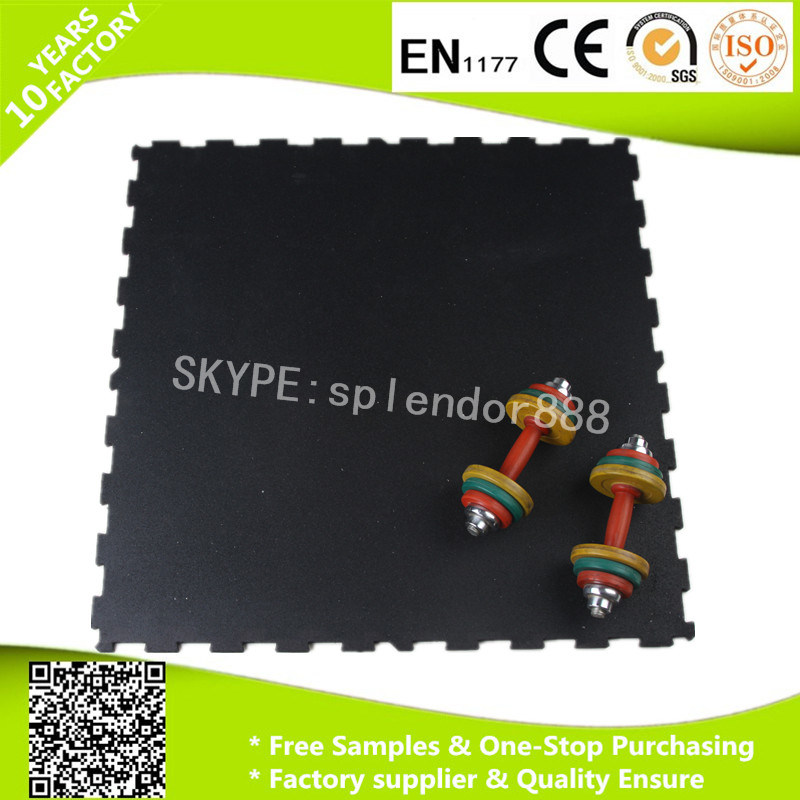 Excellent Elasticity Fitness Rubber Tile