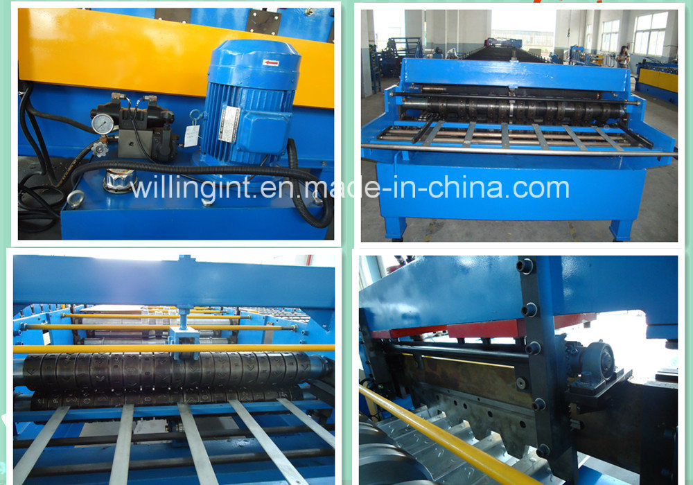 Metal Steel Floor Deck Cold Roll Forming Line Machine