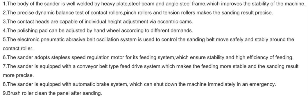 Two Heads Fast Feeding Surface Polishing Wide Belt Sander