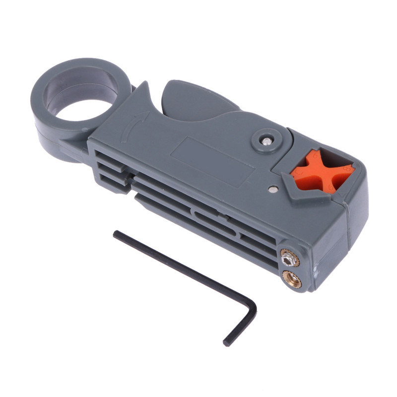 1PC Coaxial Household Multi Tool Cable Stripper/Cutter Tool Rotary Coax Stripper for Rg59/6/58 Network Tool Wire Stripper