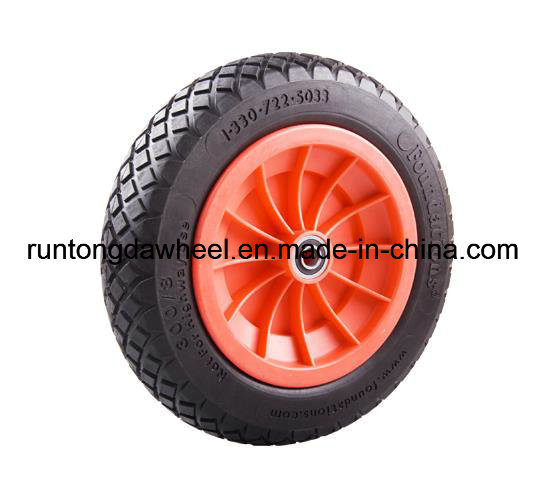 Wear-Resisting 300-8 Black PU Foam Tires