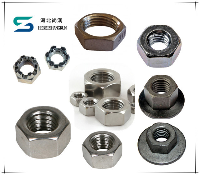 OEM Hardware Products Manufacturer Industrial Engineering Components/Stainless Steel Hex Nuts