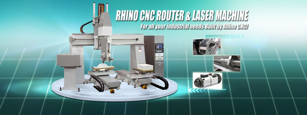 Rhino High Precision Fast Speed Wood CO2 Laser Cutting Machine