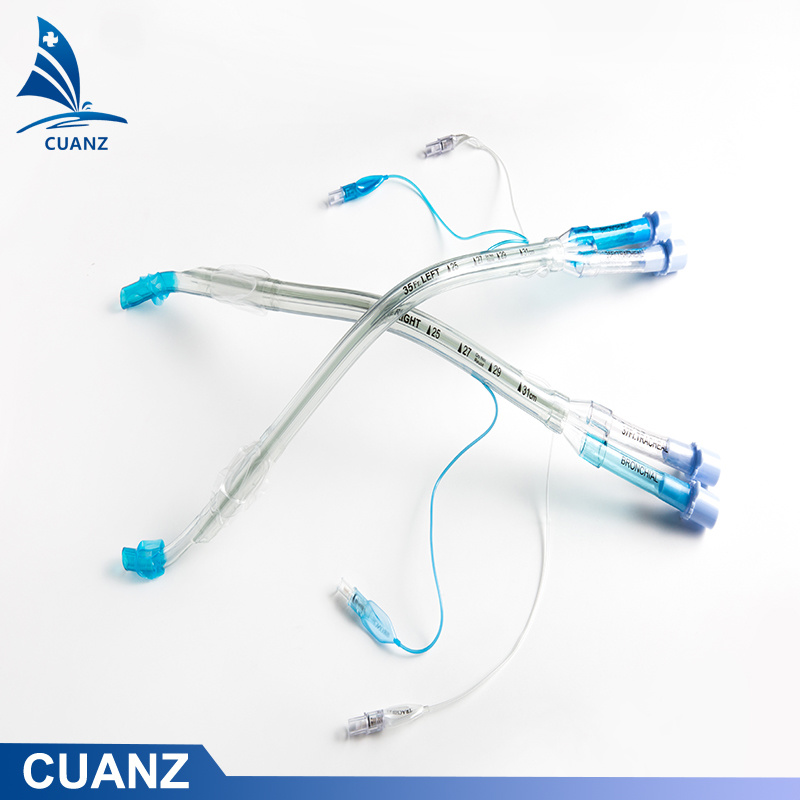 Anesthesia Breathing Double Lumen Endobronchial Tube with Suction Tube and Connector