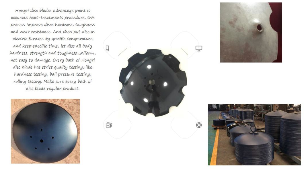 Agricultural Machinery Parts Disc Made of Boron Steel Farm Harrow