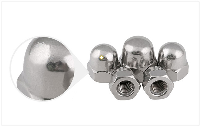 Stainless Steel Slotted Hex Cap Nut