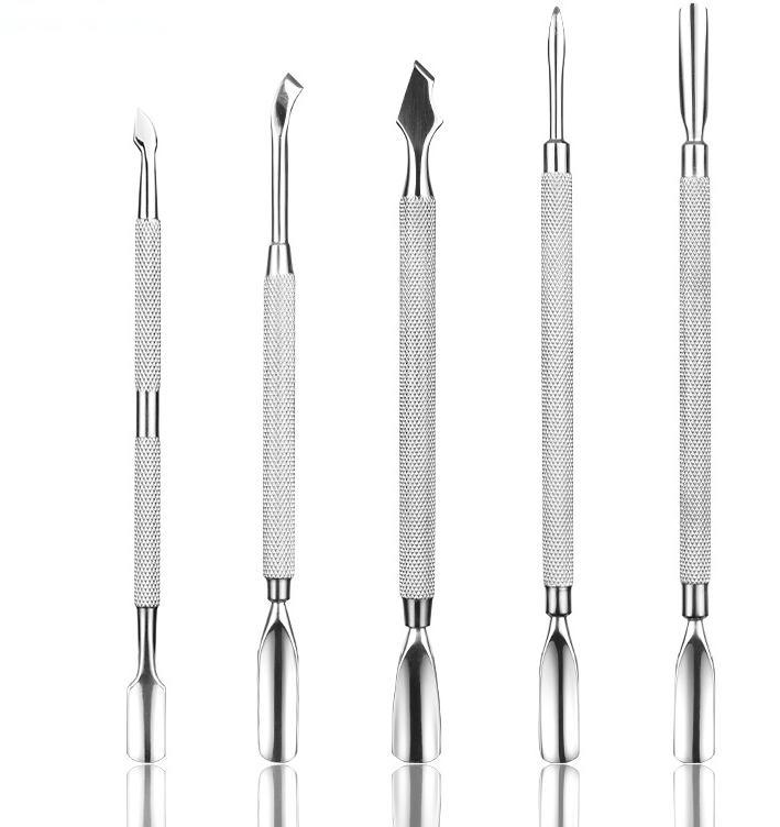 Stainless Nail Tools Steel Nail Cuticle Remover Pusher