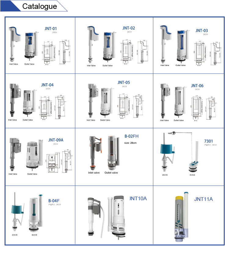 Toilet Dual Flush Valve ABS