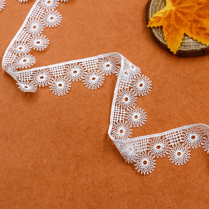 High Quality 2.7cm Polyester Lace Trim for Dress Decoration