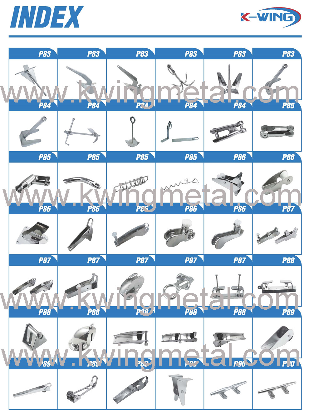 Stainless Steel Deck Hardware