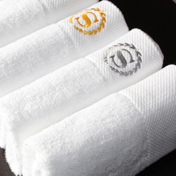 Luxury Cotton Border Terry Bath Towel Sets
