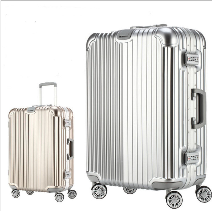 OEM Scratch Proof Wheeled Trolley Suitcase Cases Luggage with Lock