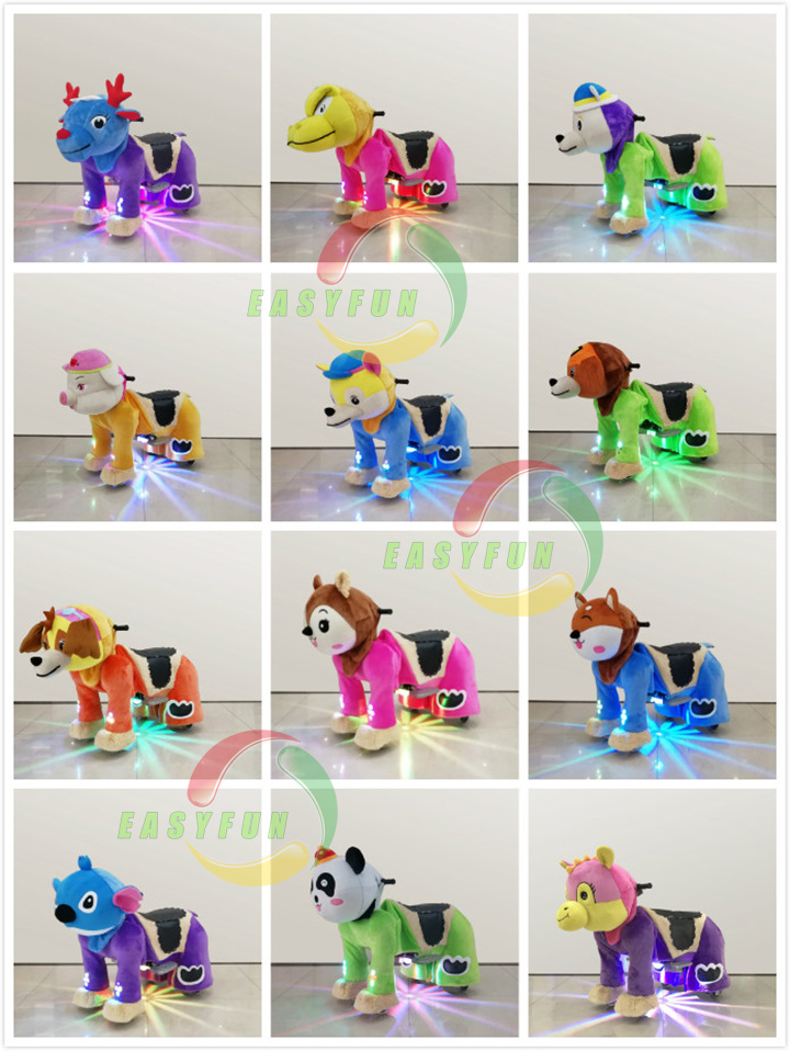 2018 High Quality and Safari Coin Operated Electric Walking Animal Ride for Indoor Amusement Park