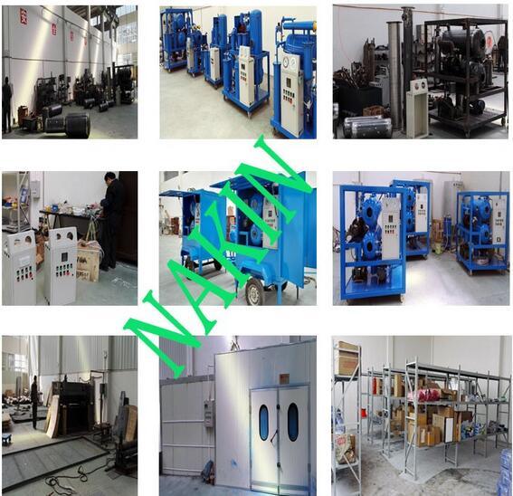 2018 Vacuum Turbine Oil Purifier Equipment (600L/H-18000L/H)