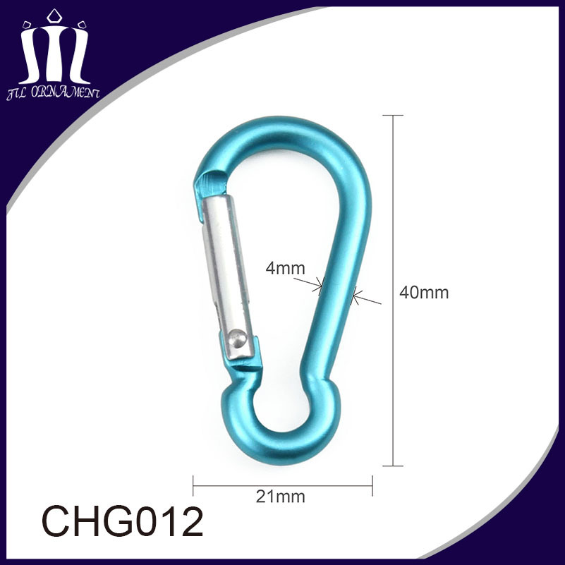 Colorful Aluminum Mountain Climbing Screw Lock Carabiner Hook