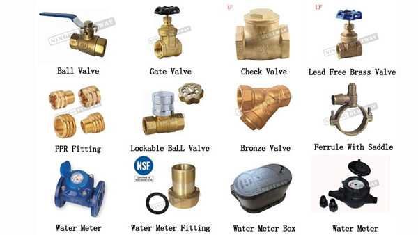 Lockable Blue T Handle Brass Ball Valves with Special Key