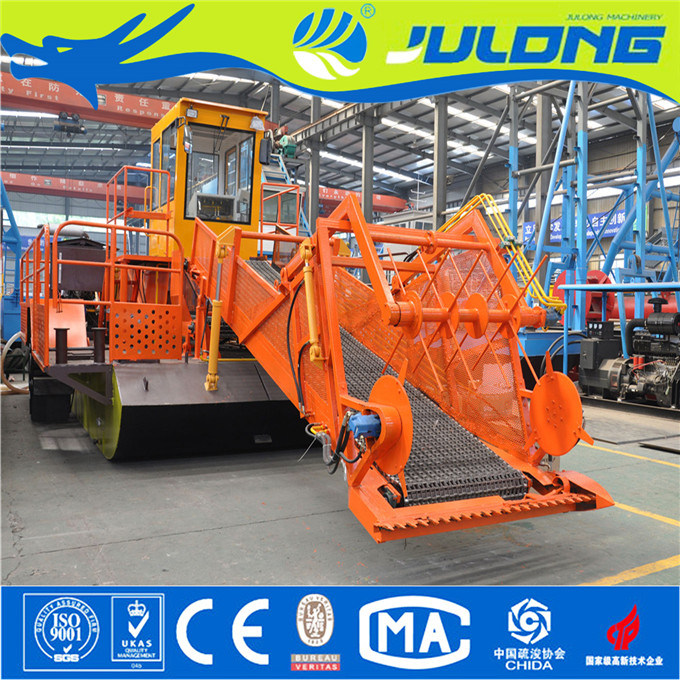 Julong Low Price Aquatic Weed Harvester/Weed Cutting Machine