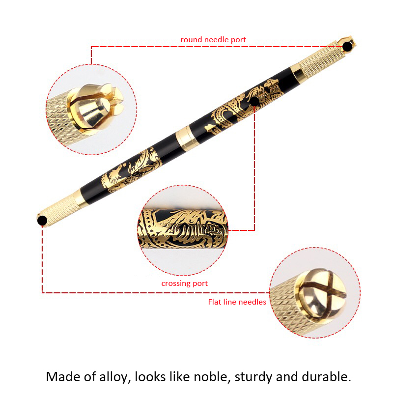 Handmade Tattoo Pen for Eyebrow Microblading Manual Micorblading Handles with Customized Logo