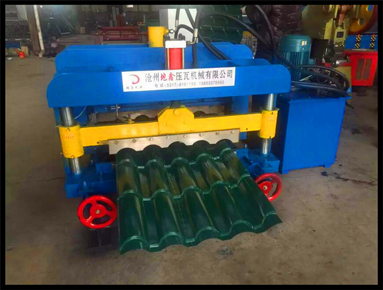 Dx Metal Glazed/Trapezoidal Roof Tile Roll Forming Machine