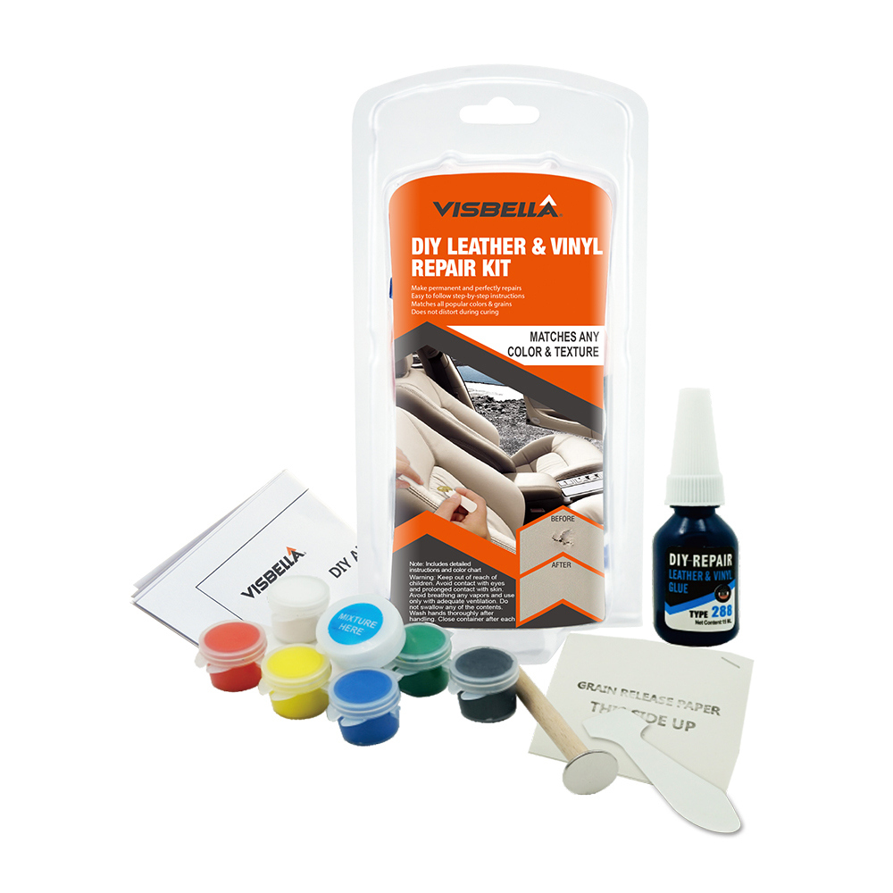 Visbella High Quality Glue Leather and Vinyl Repair Kit for Auto
