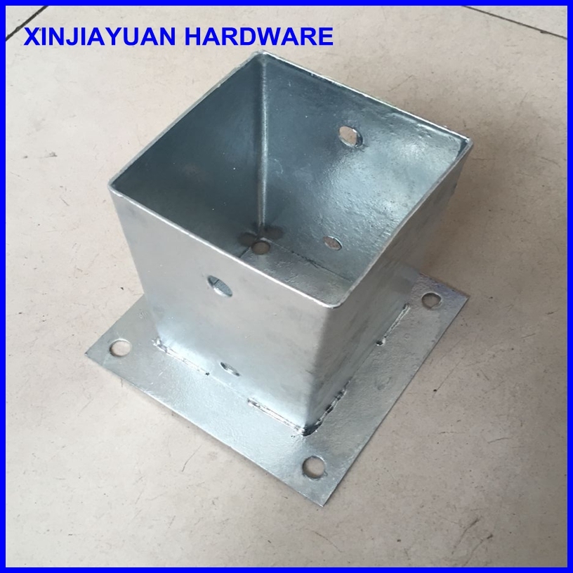 Q235 Carbon Steel Hot Dipped Galvanized Post Base Plate
