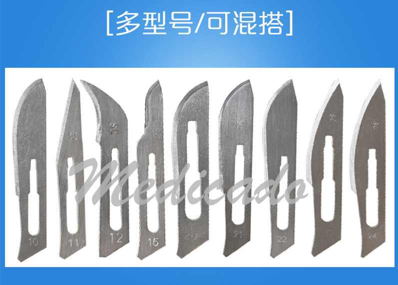 Disposable Carbon Steel Surgical Blades (sterilization with Gamma Radiation)