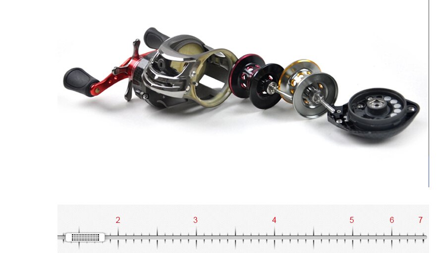 Good Quality Baitcasting Reel (LBC120R) Fishing Reel