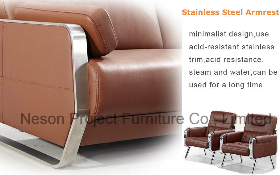 Factory Wholesale Price Office Furniture Office Leather Sofa (HX-8N2083)