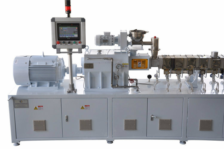 200kg/H Water Strand Cutting Twin Screw Plastic Extruder