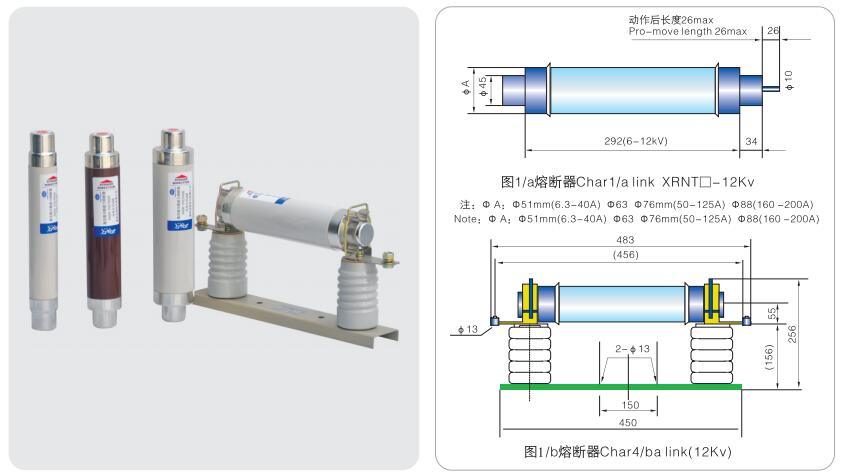 12kv 100A High Voltage Current Limiting Fuse for Transformer Protection (Germany DIN Standard)