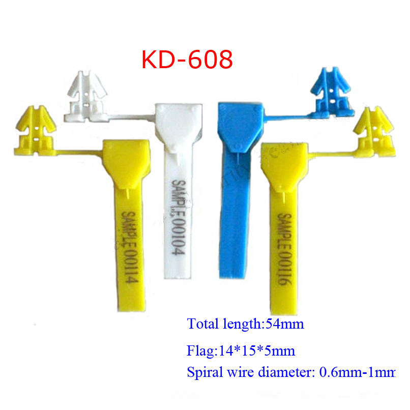 Transparent Body Meter Seal with Stainless Steel Sealing Wire (KD-601)