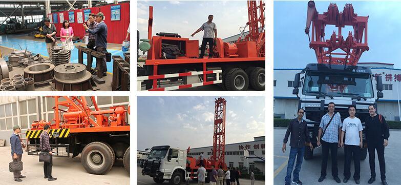 Hft600st Truck Mounted Large Torque Water Well Drilling Rig